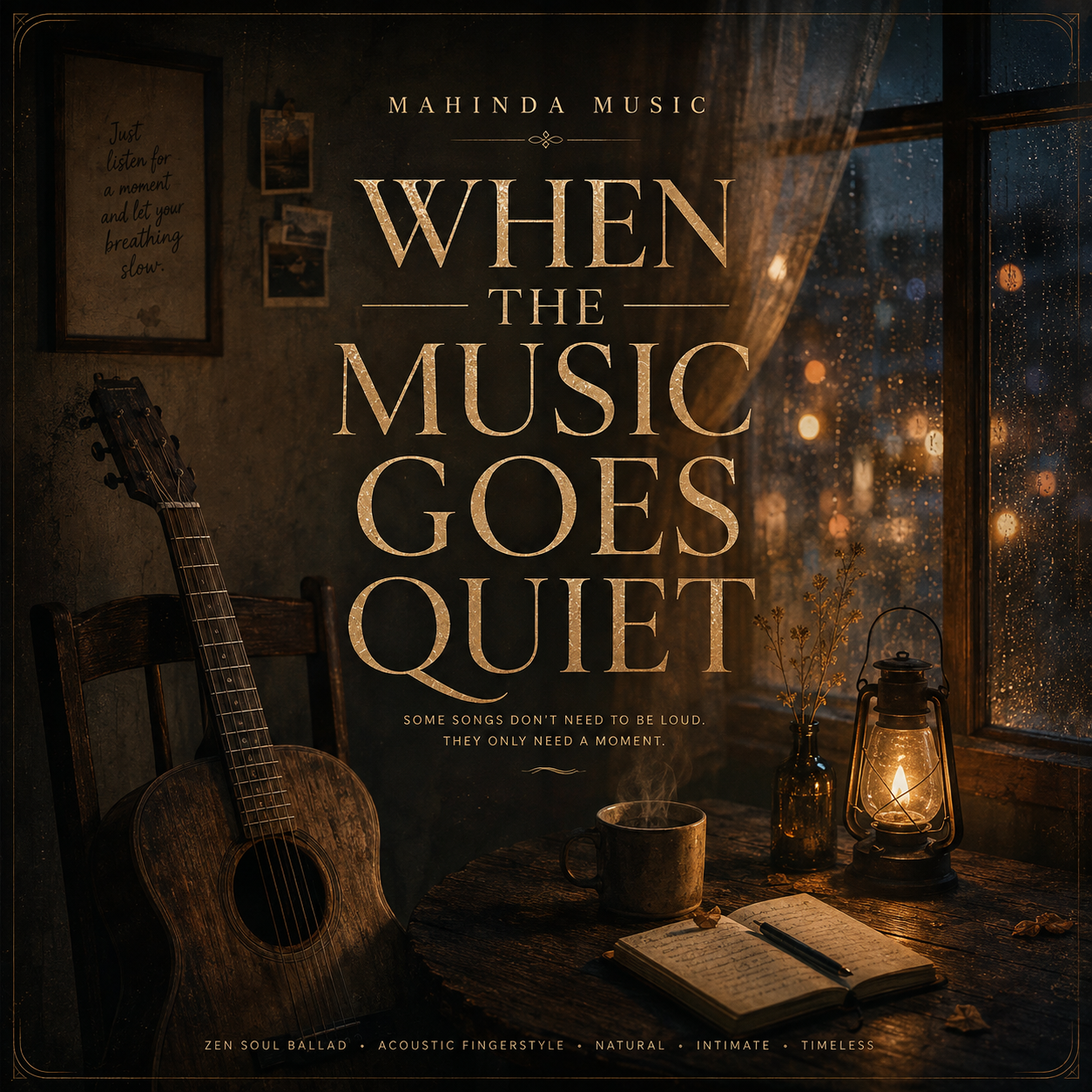 Bìa ca khúc WHEN THE MUSIC GOES QUIET